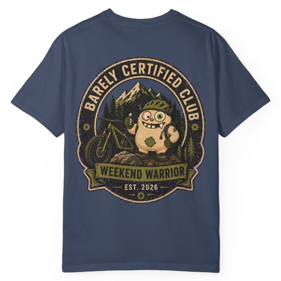 Weekend Warrior Rider t-shirt in Black, photo 3
