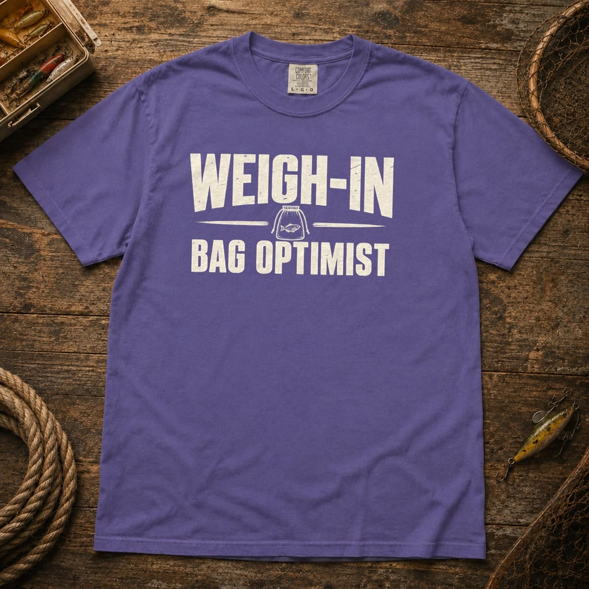 Weigh-In Bag Optimist t-shirt in Granite, photo 7