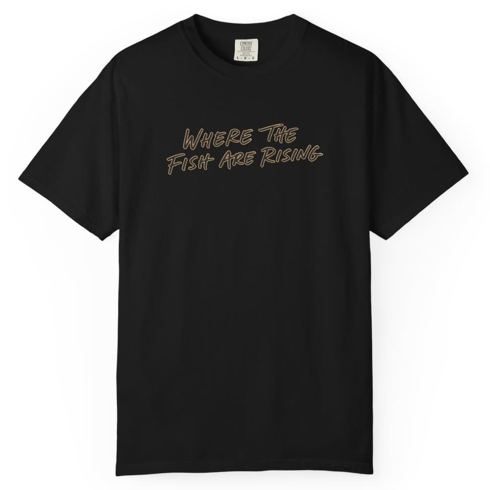 Where the Fish Are Rising Shirt t-shirt in Blue Jean, photo 2