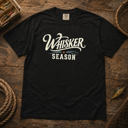 Whisker Season t-shirt in Black, thumbnail 1