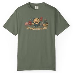 Whole Crew Is Here t-shirt in Black, thumbnail 5