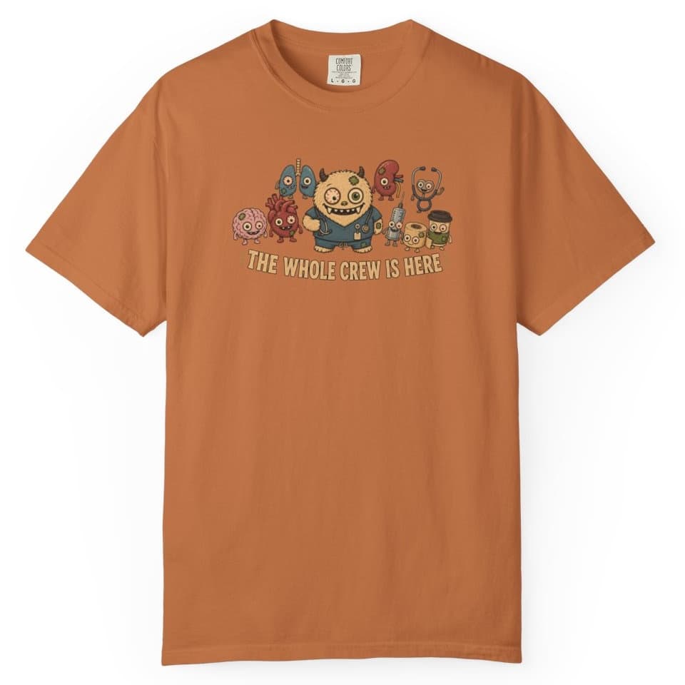 Whole Crew Is Here t-shirt in Black, photo 11