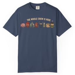 Whole Crew Is Here II t-shirt in Black, thumbnail 2