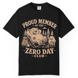 Zero Day Royalty t-shirt in Black, thumbnail 1