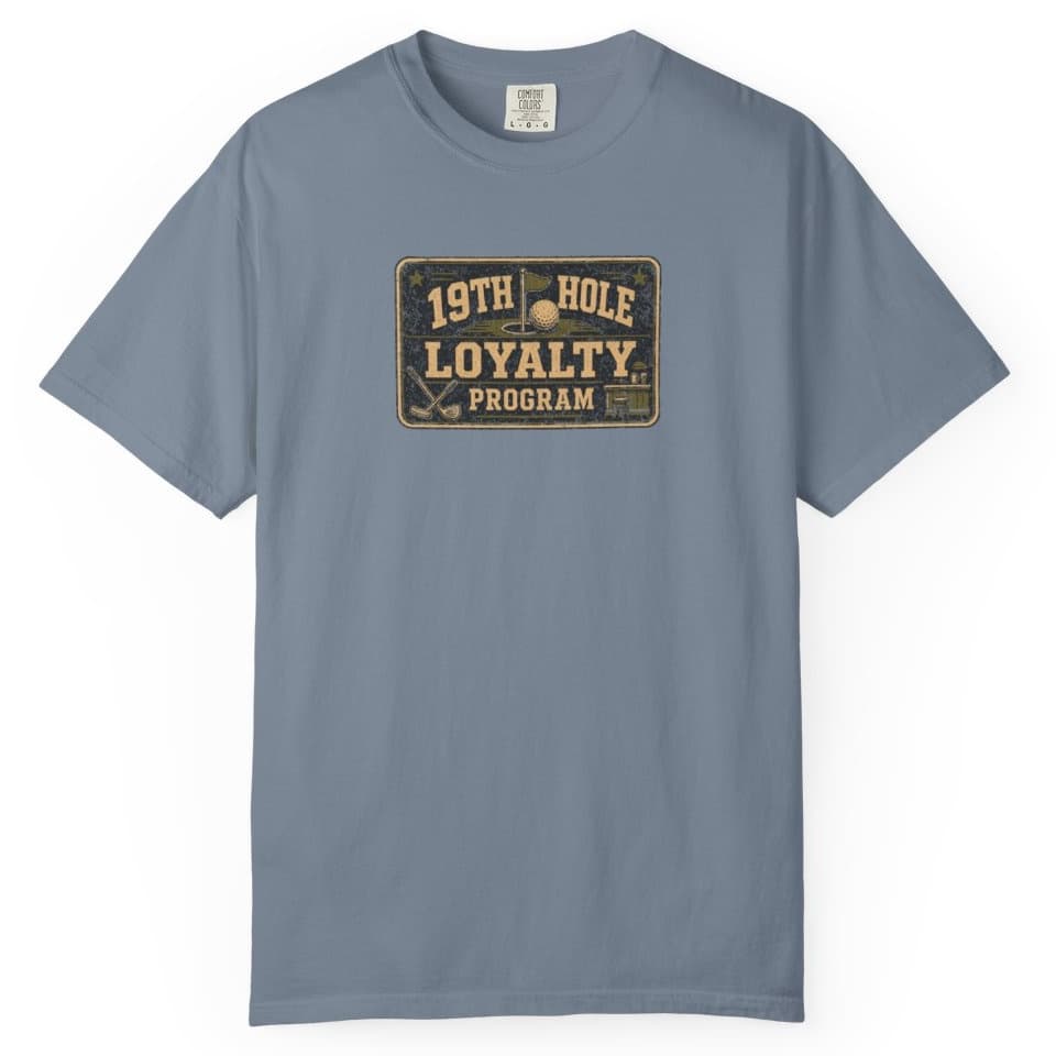 19th Hole Loyalty Program t-shirt in Pepper, photo 7