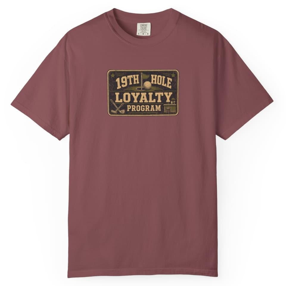 19th Hole Loyalty Program t-shirt in Pepper, photo 8
