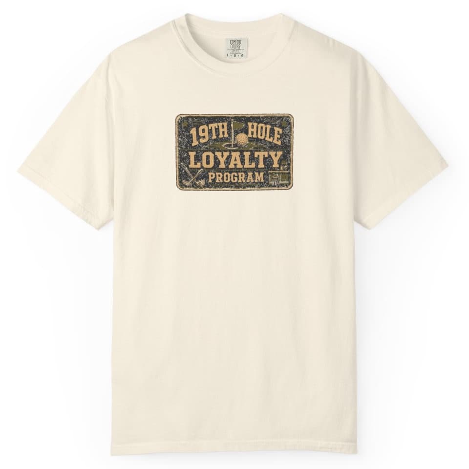 19th Hole Loyalty Program t-shirt in Pepper, photo 9