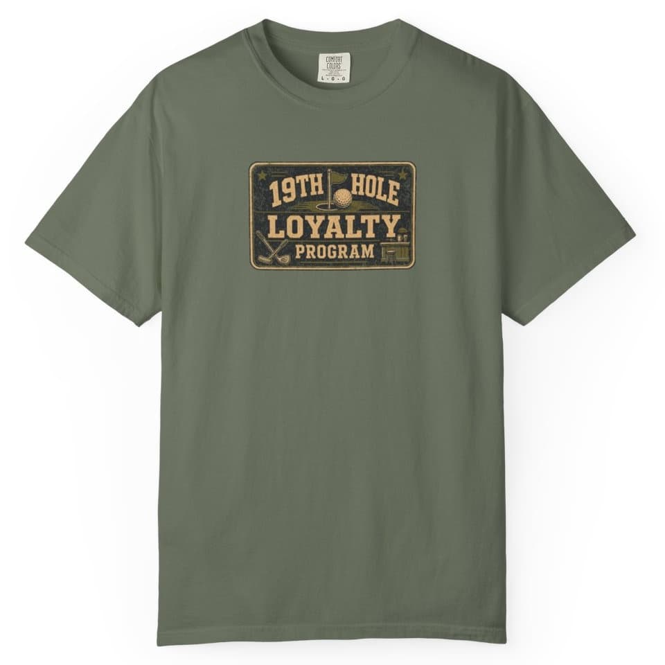 19th Hole Loyalty Program t-shirt in Pepper, photo 4