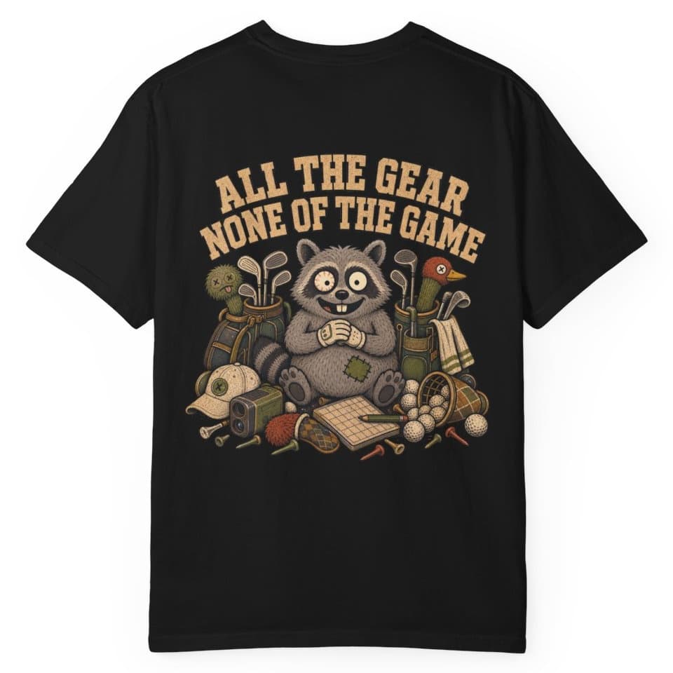 All Gear No Game t-shirt in Granite, photo 3