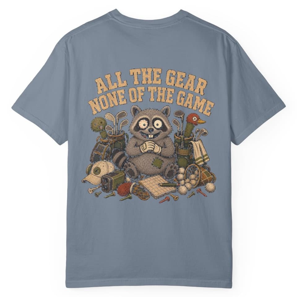 All Gear No Game t-shirt in Granite, photo 13