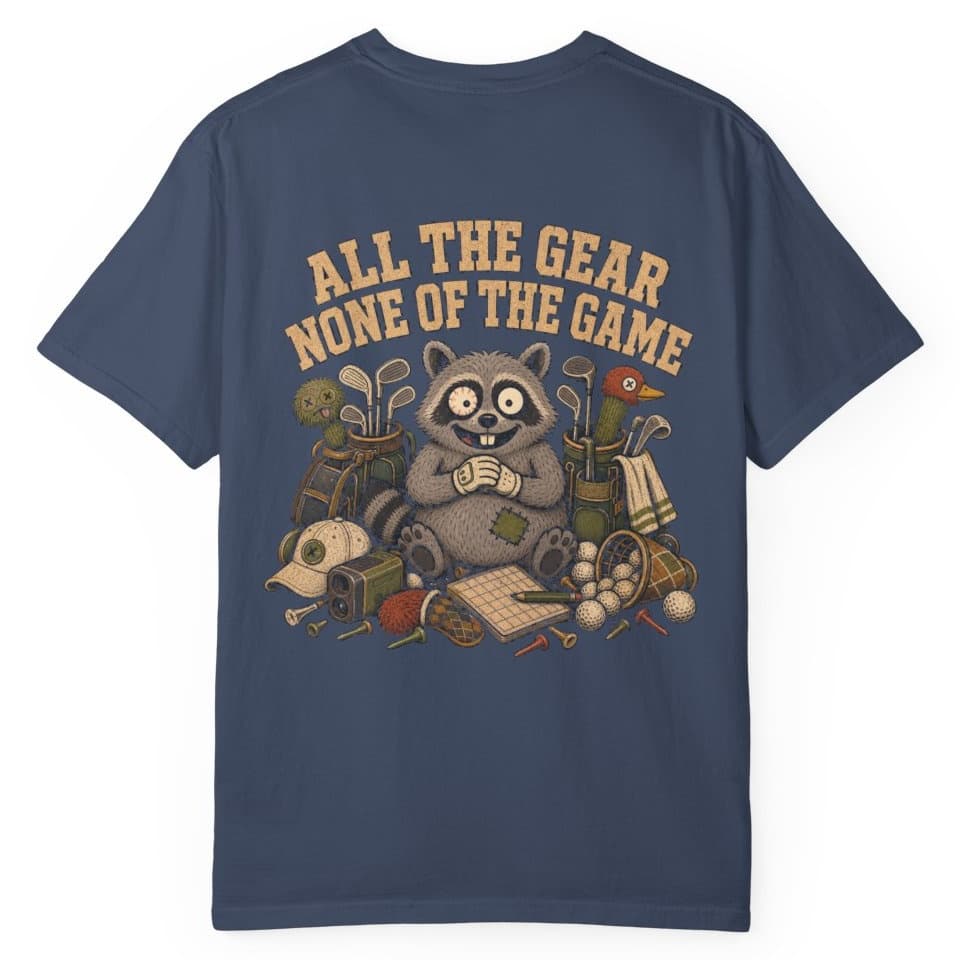 All Gear No Game t-shirt in Granite, photo 5