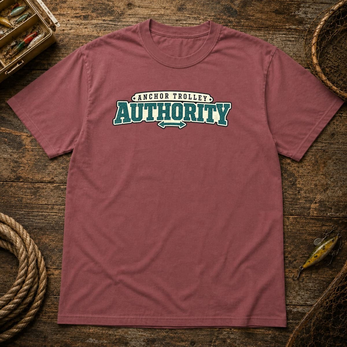 Anchor Trolley Authority t-shirt in Black, photo 5