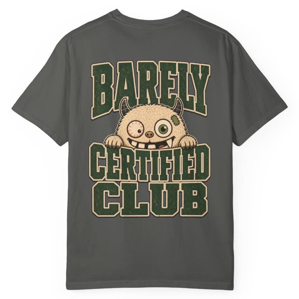 Mascot Varsity Mark t-shirt in Granite, photo 9