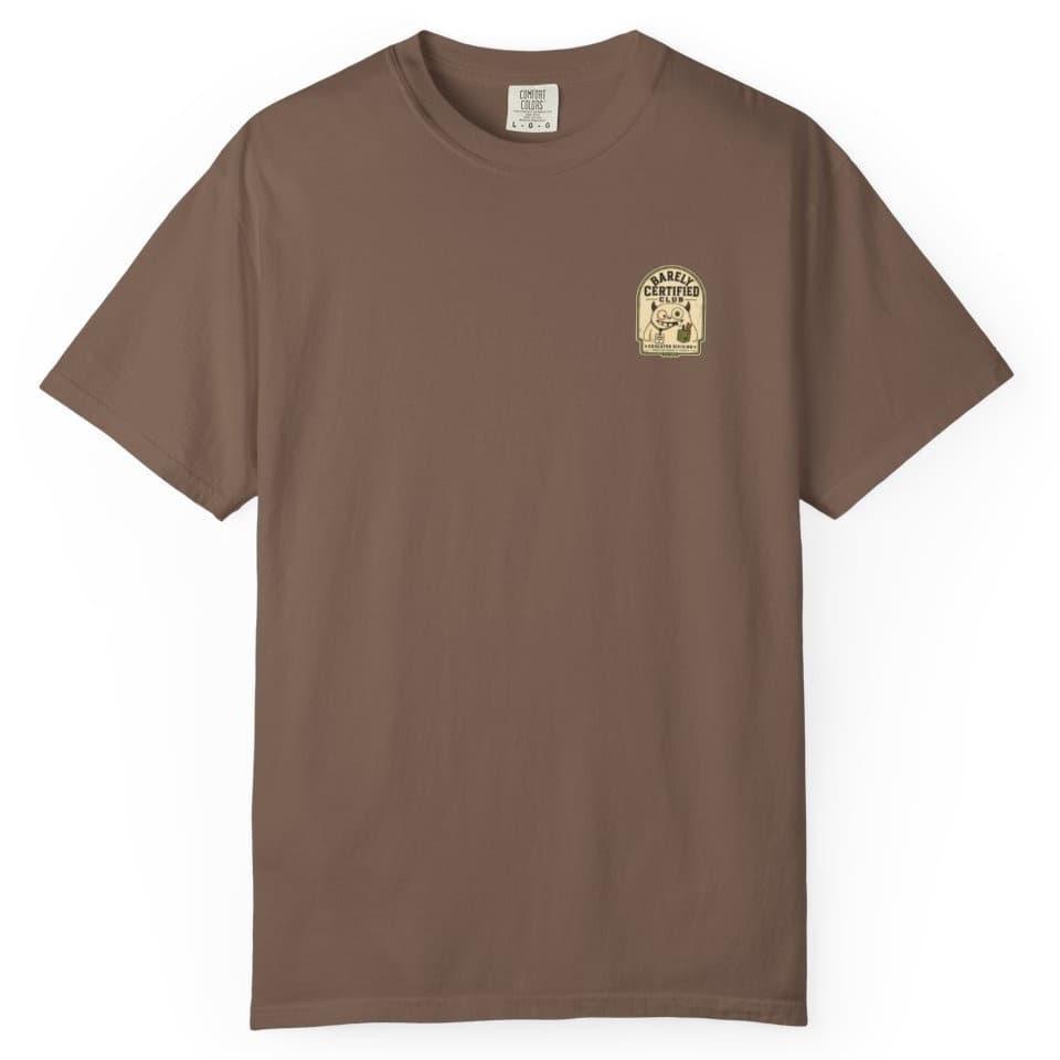Barely Certified Educator t-shirt in Midnight, photo 6