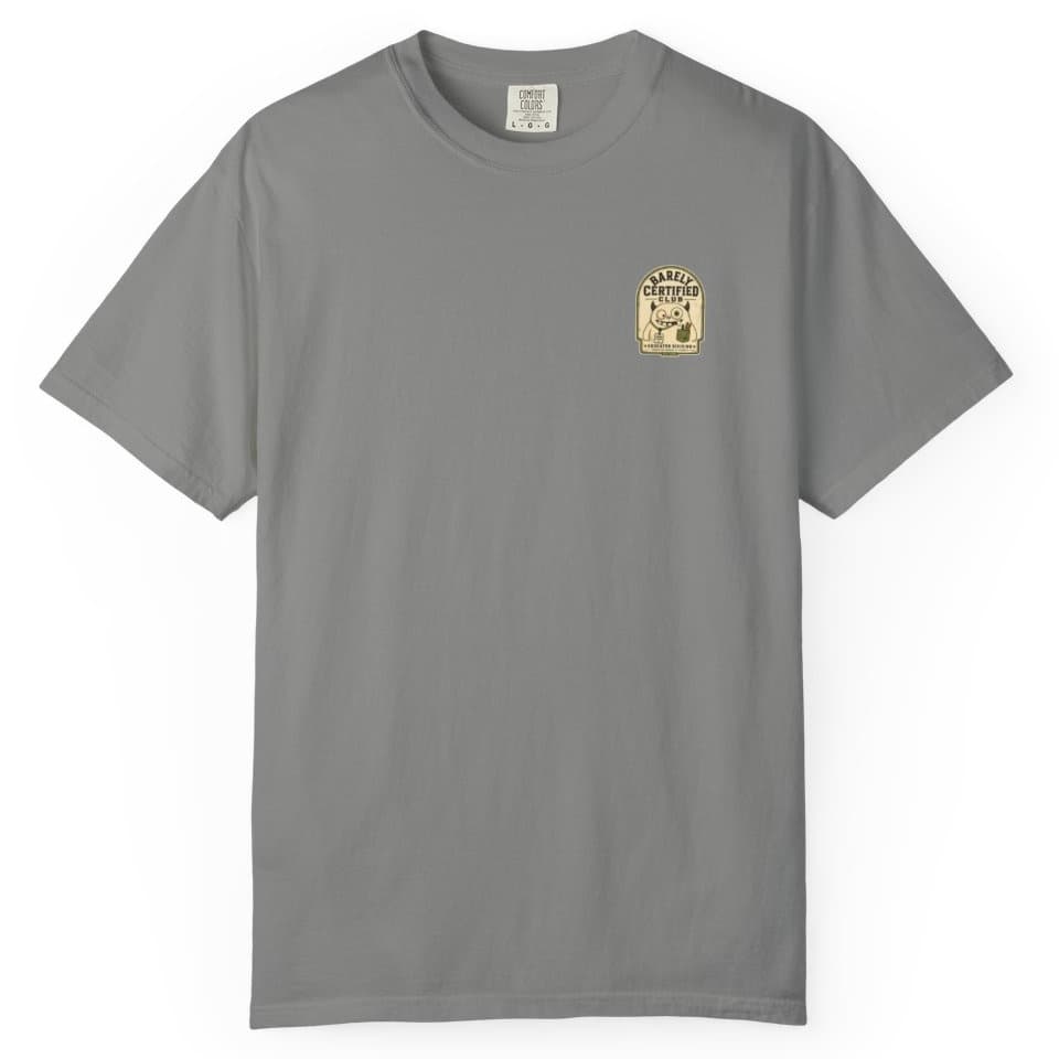 Barely Certified Educator t-shirt in Midnight, photo 12