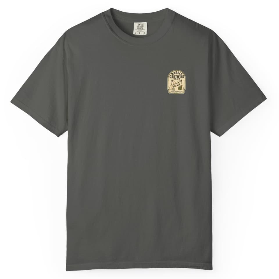 Barely Certified Educator t-shirt in Midnight, photo 8