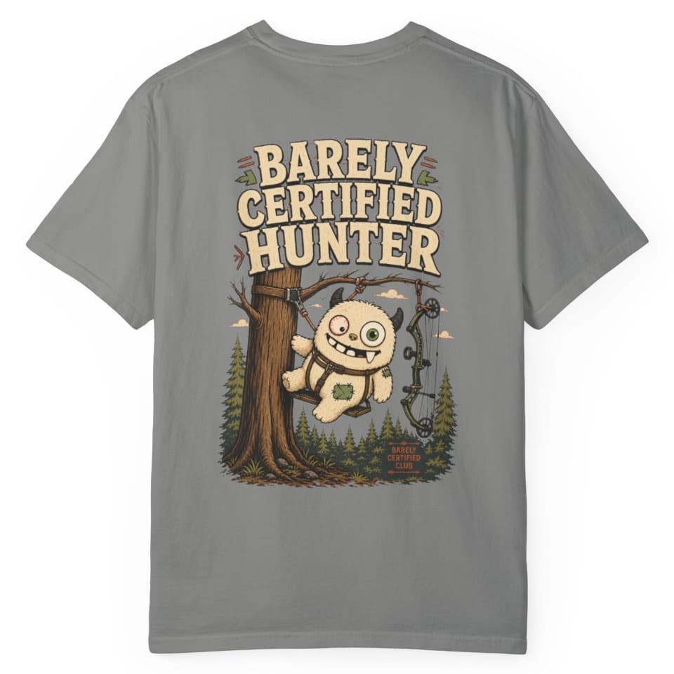 Barely Certified Hunter t-shirt in Black, photo 15