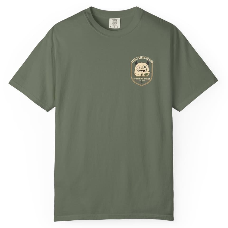 Barely Certified Hunter t-shirt in Black, photo 12