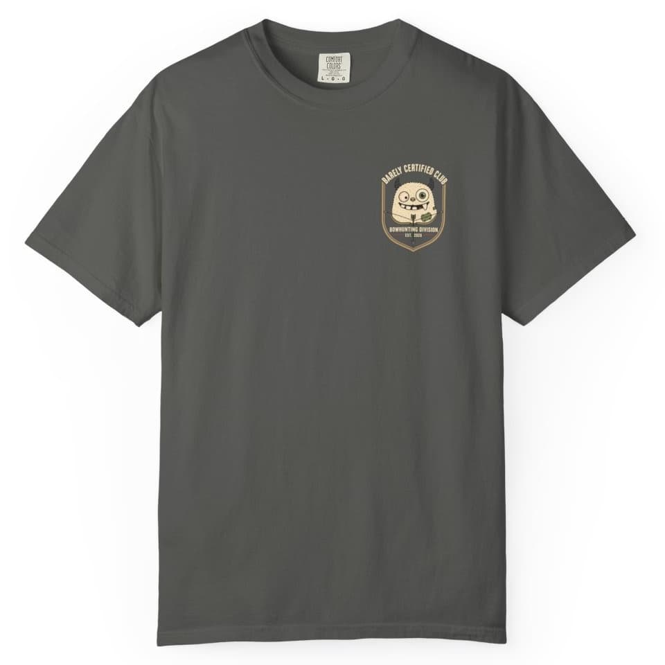 Barely Certified Hunter t-shirt in Black, photo 10