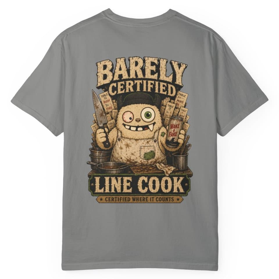 Barely Line Cook t-shirt in Granite, photo 1