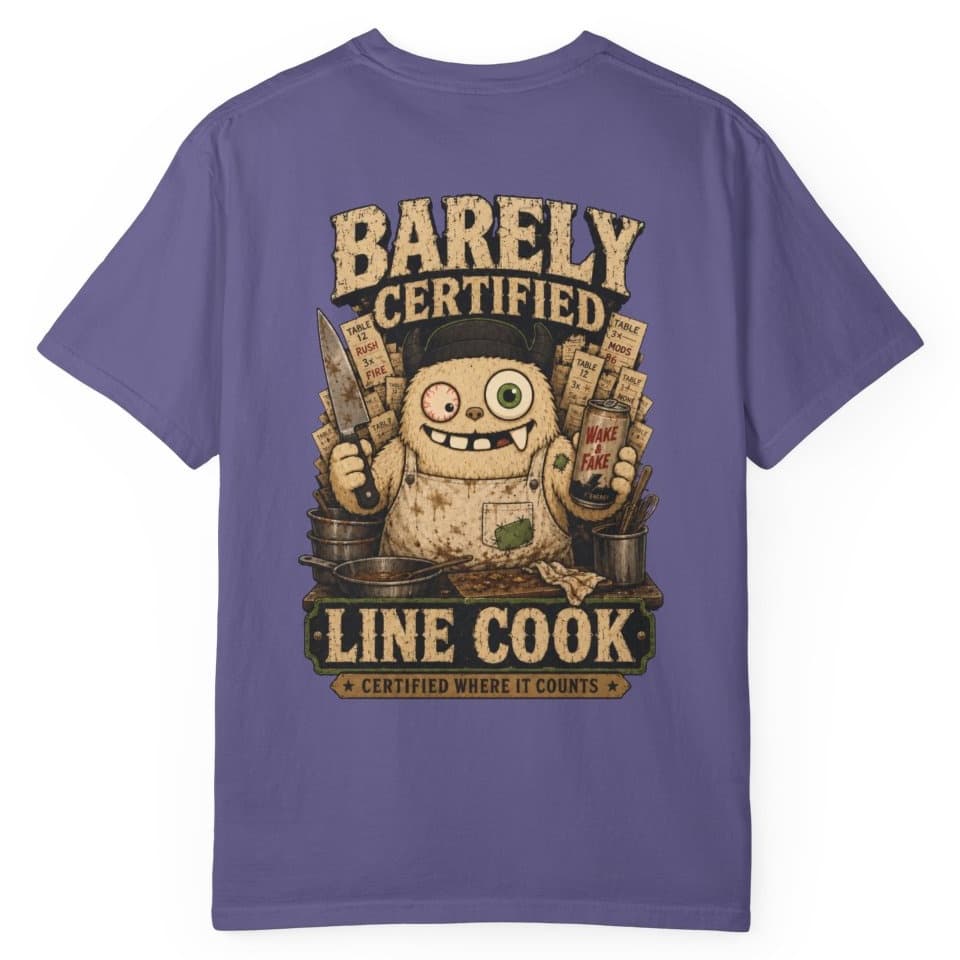 Barely Line Cook t-shirt in Granite, photo 13