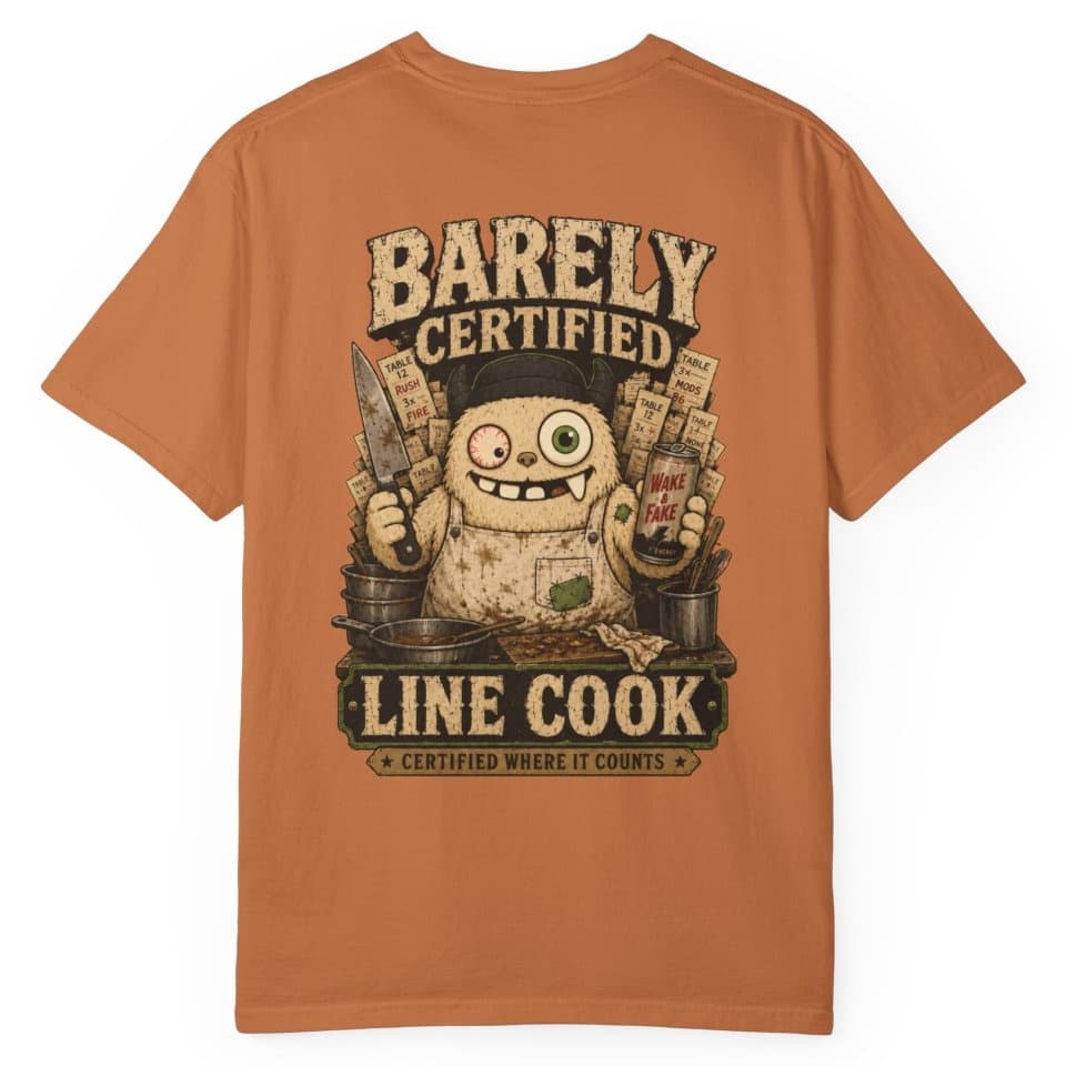 Barely Line Cook t-shirt in Granite, photo 21