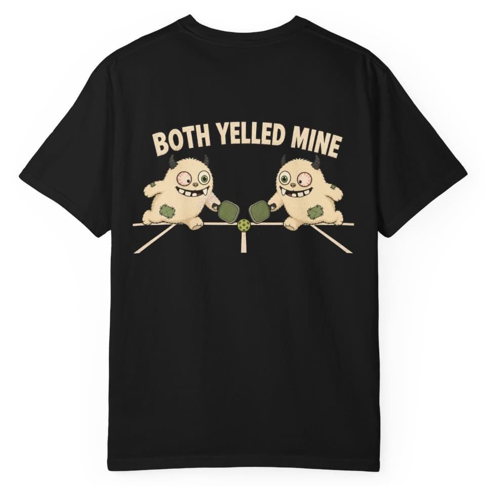 Both Yelled Mine V1 t-shirt in Black, photo 1