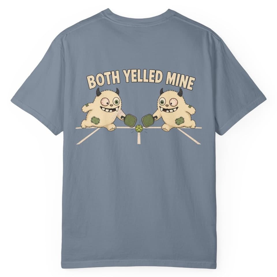 Both Yelled Mine V1 t-shirt in Black, photo 13