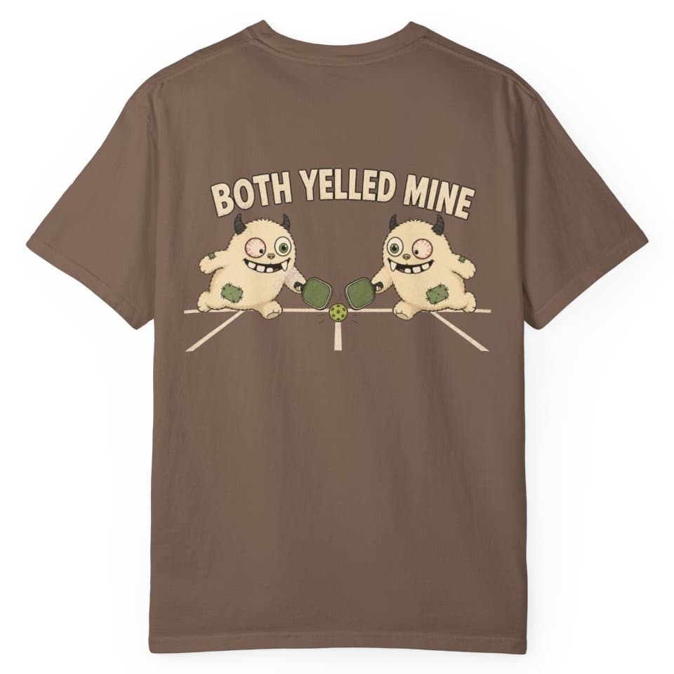 Both Yelled Mine V1 t-shirt in Black, photo 5