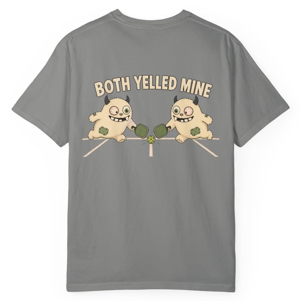 Both Yelled Mine V1 t-shirt in Black, photo 11