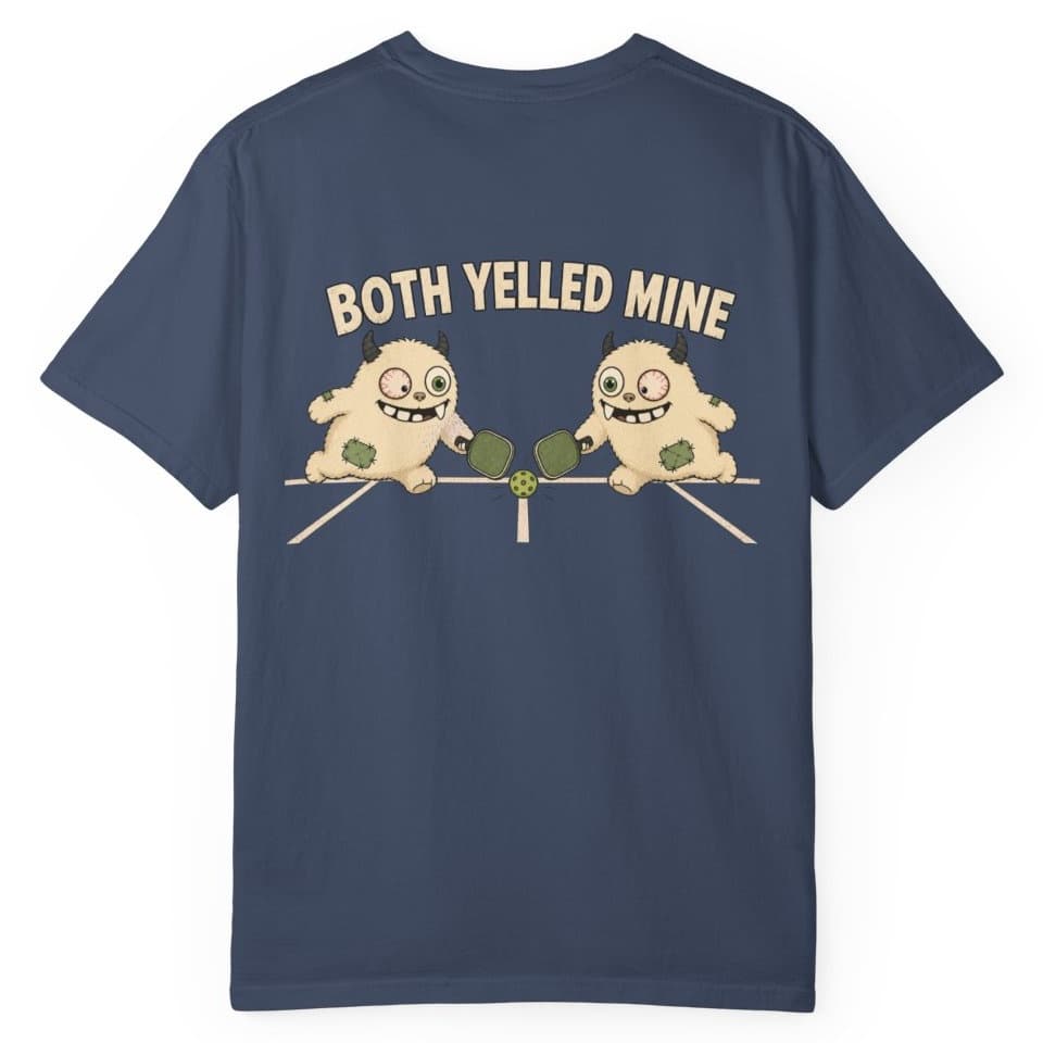 Both Yelled Mine V1 t-shirt in Black, photo 3