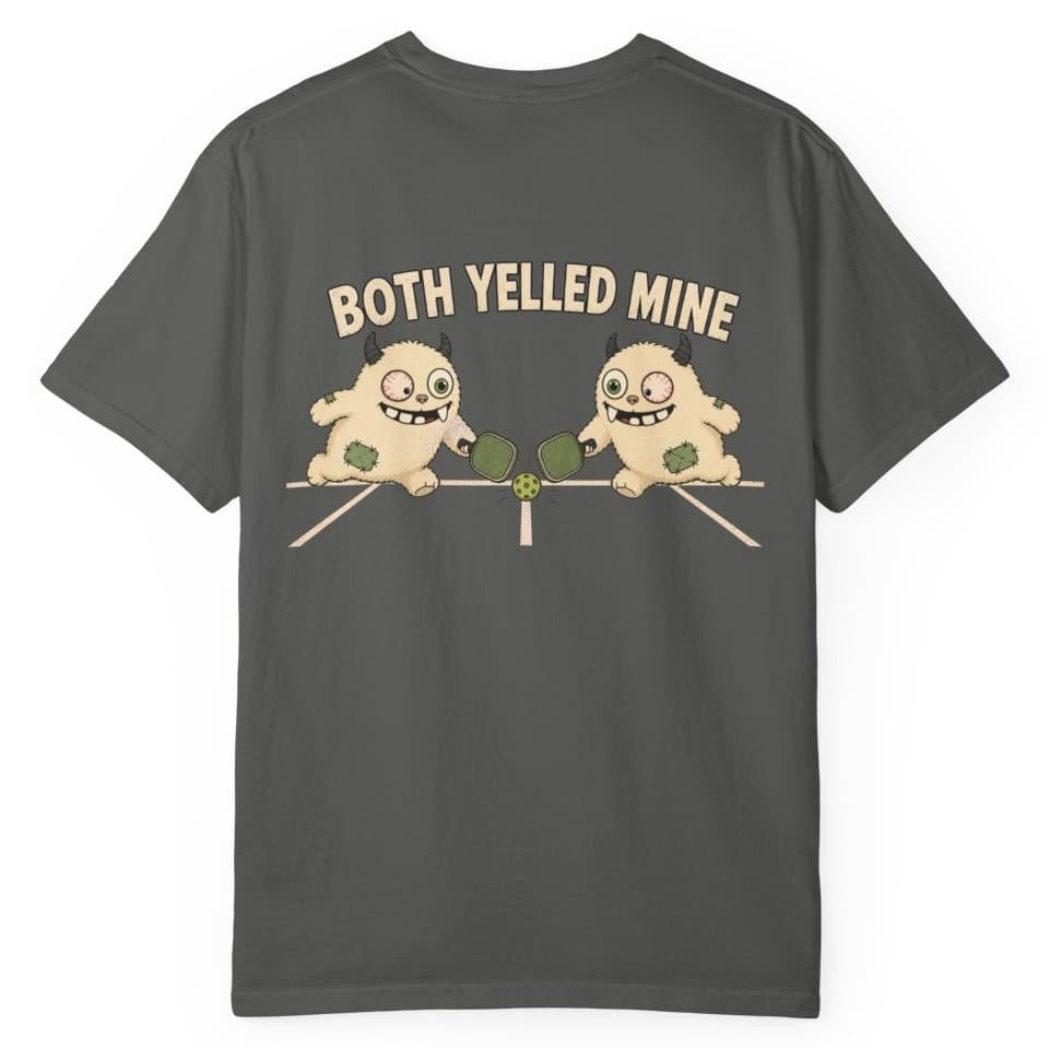 Both Yelled Mine V1 t-shirt in Black, photo 7