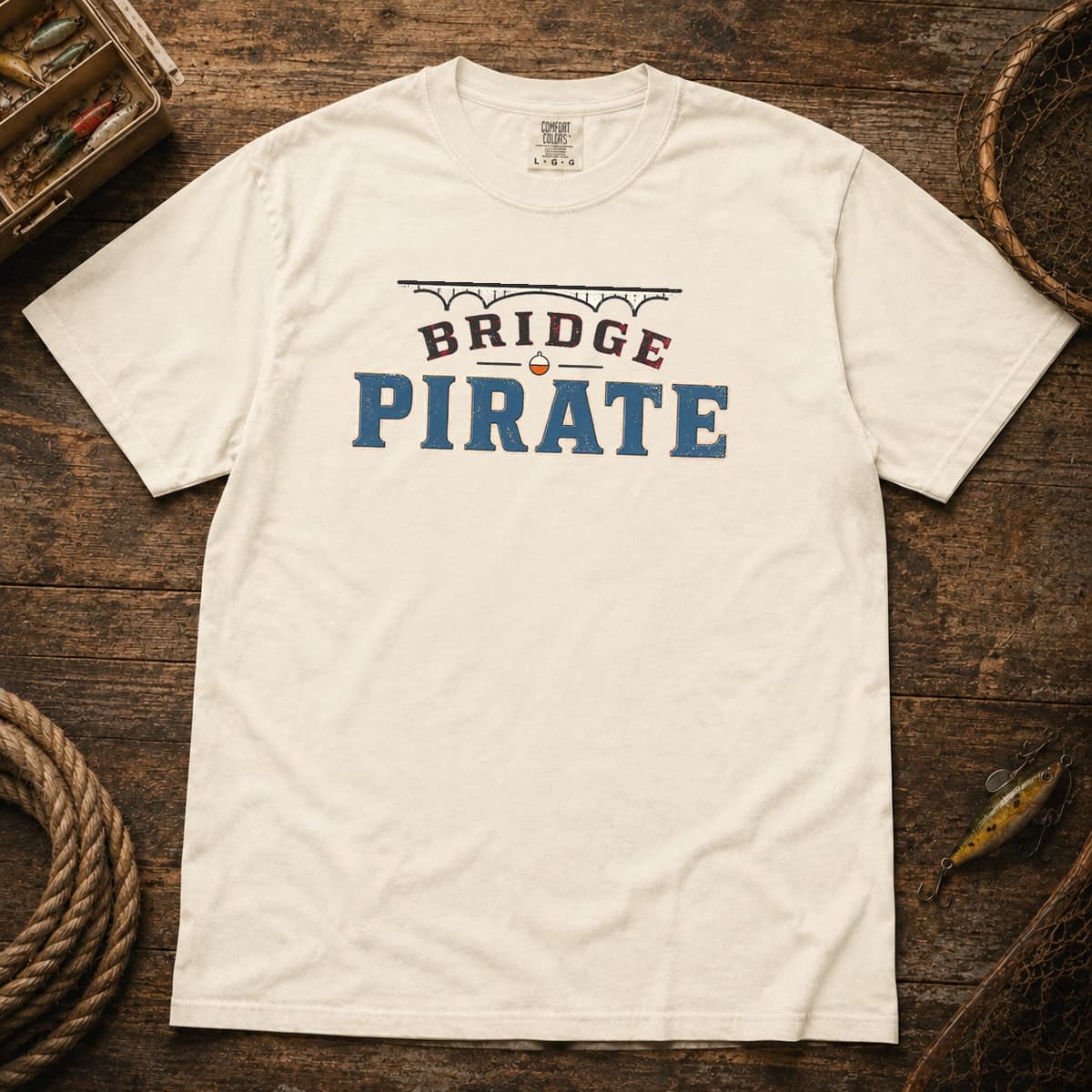 Bridge Pirate t-shirt in Ivory, photo 1