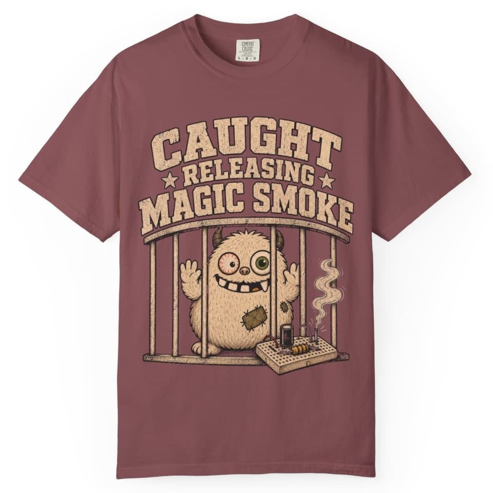 Magic Smoke Mugshot t-shirt in Midnight, photo 9