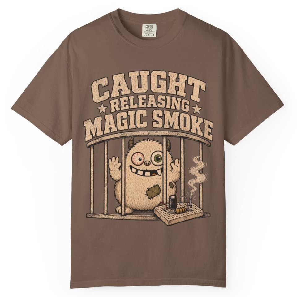 Magic Smoke Mugshot t-shirt in Midnight, photo 3