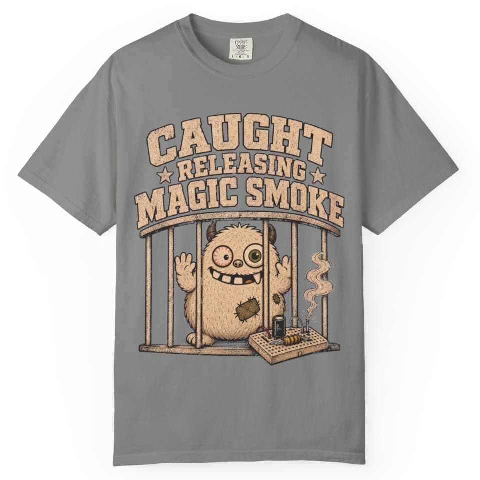 Magic Smoke Mugshot t-shirt in Midnight, photo 7