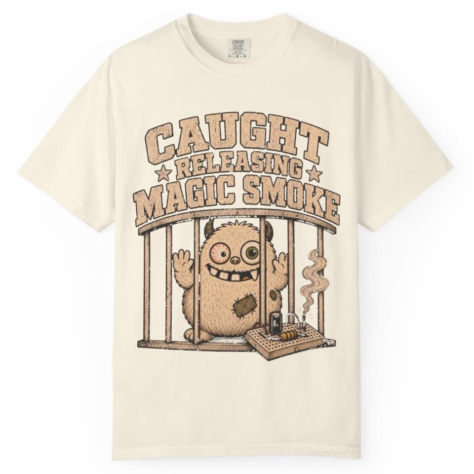 Magic Smoke Mugshot t-shirt in Midnight, photo 10
