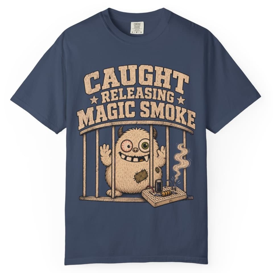 Magic Smoke Mugshot t-shirt in Midnight, photo 1