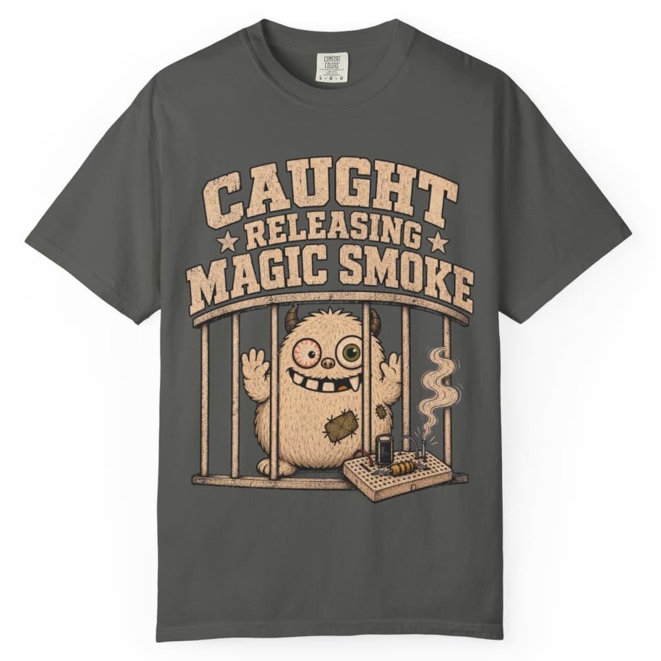 Magic Smoke Mugshot t-shirt in Midnight, photo 4