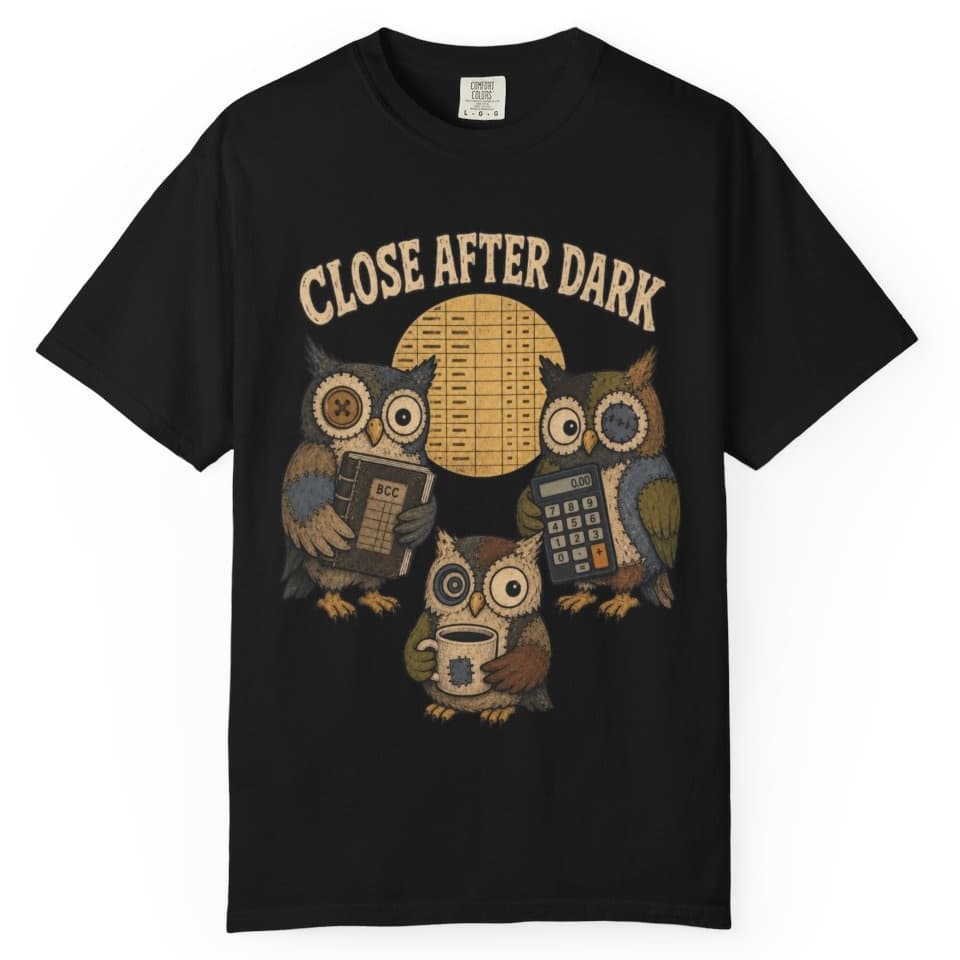 Close After Dark t-shirt in Black, photo 1