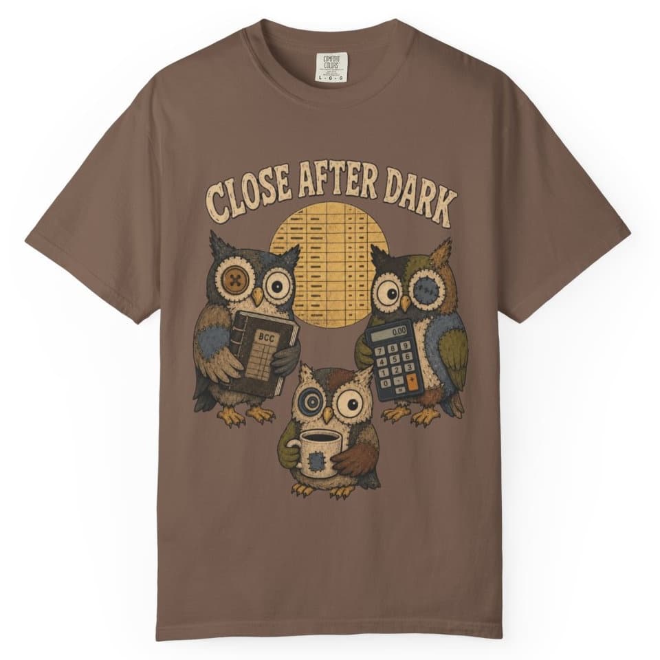 Close After Dark t-shirt in Black, photo 3