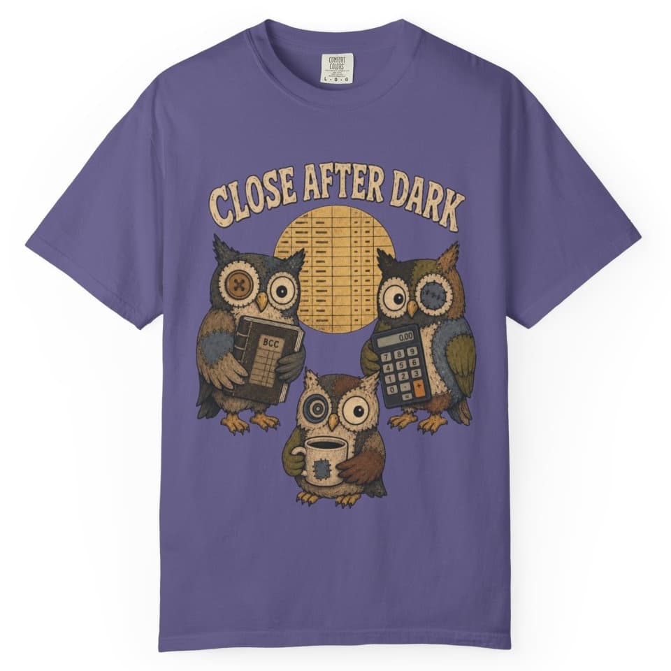 Close After Dark t-shirt in Black, photo 6