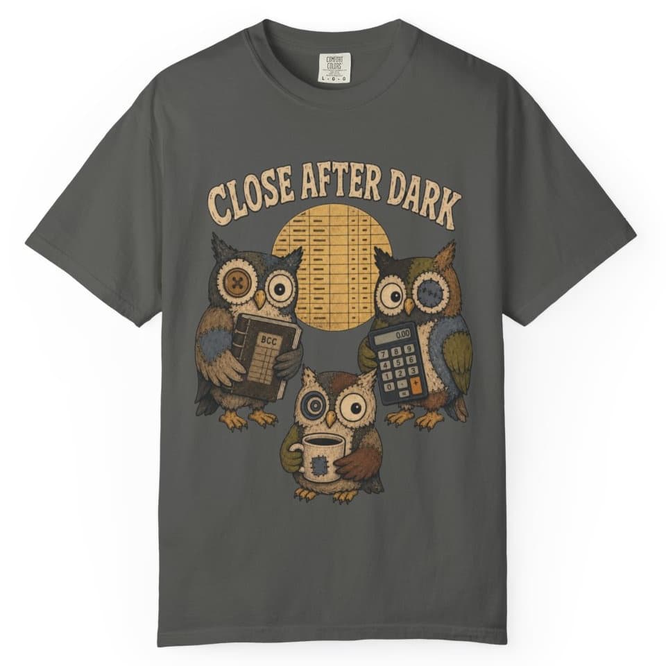 Close After Dark t-shirt in Black, photo 4