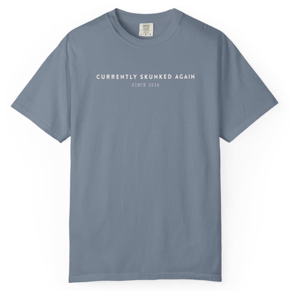 Skunked Again t-shirt in Moss, photo 8