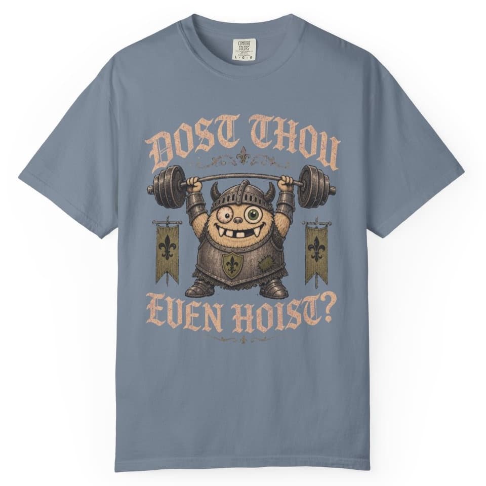 Dost Thou Hoist t-shirt in Moss, photo 8