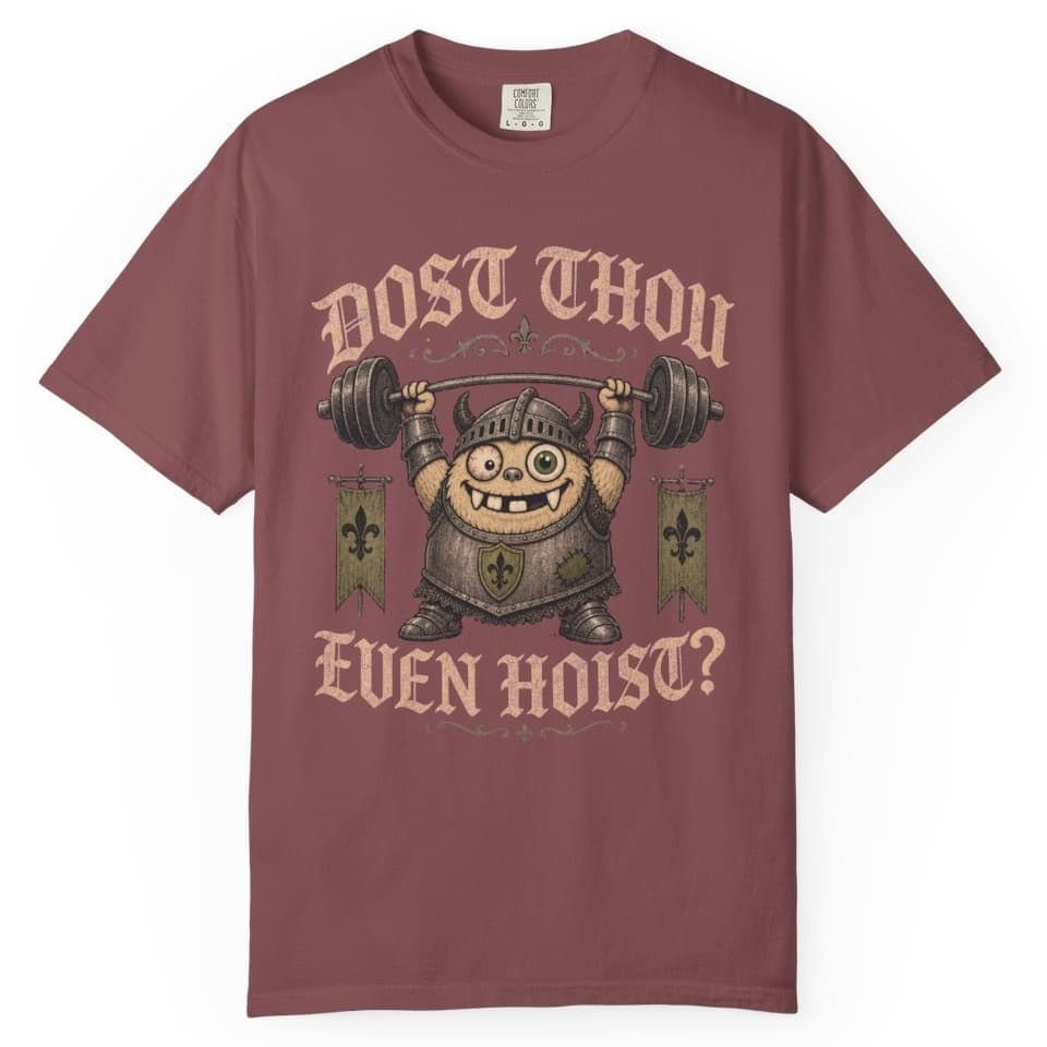 Dost Thou Hoist t-shirt in Moss, photo 9