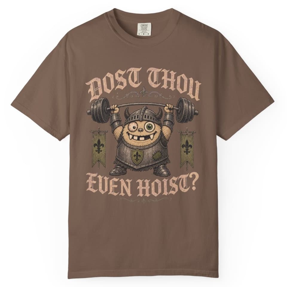 Dost Thou Hoist t-shirt in Moss, photo 4