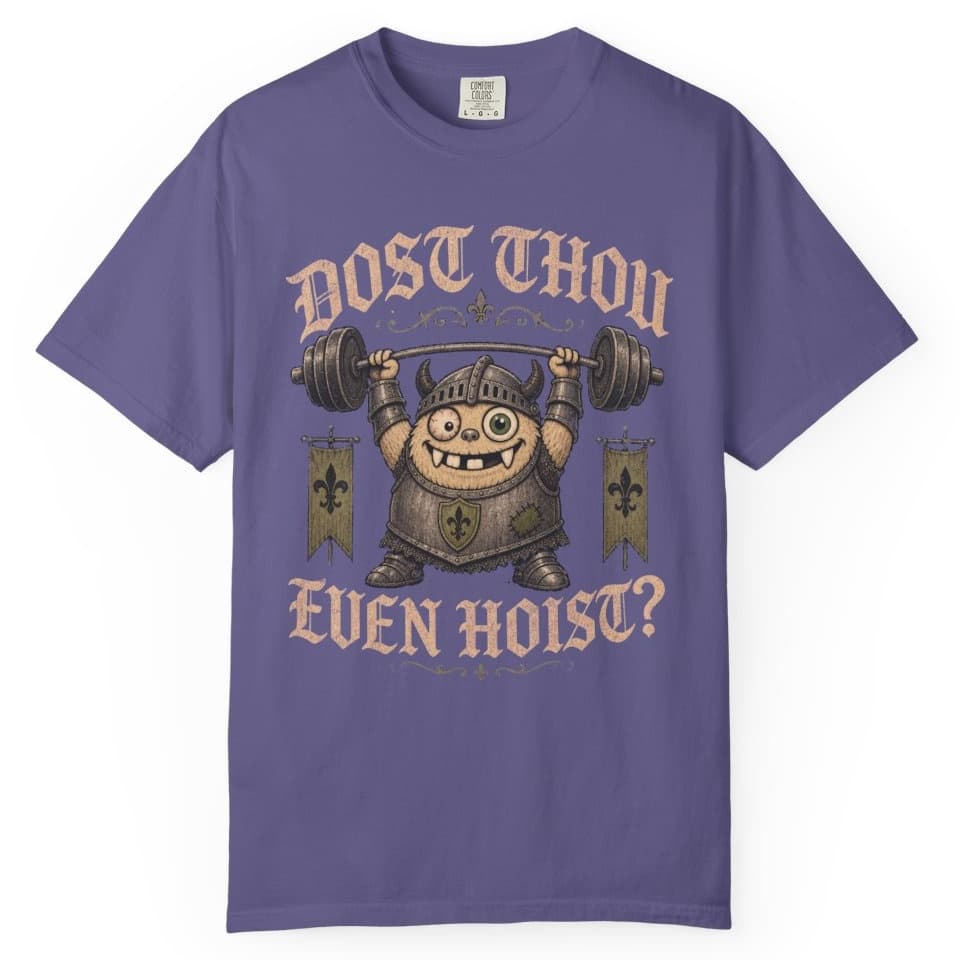 Dost Thou Hoist t-shirt in Moss, photo 6