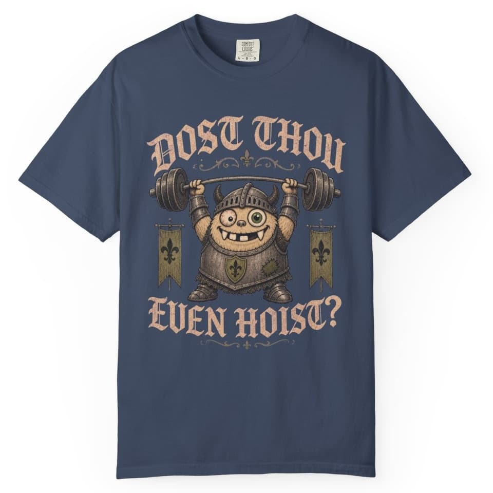 Dost Thou Hoist t-shirt in Moss, photo 3