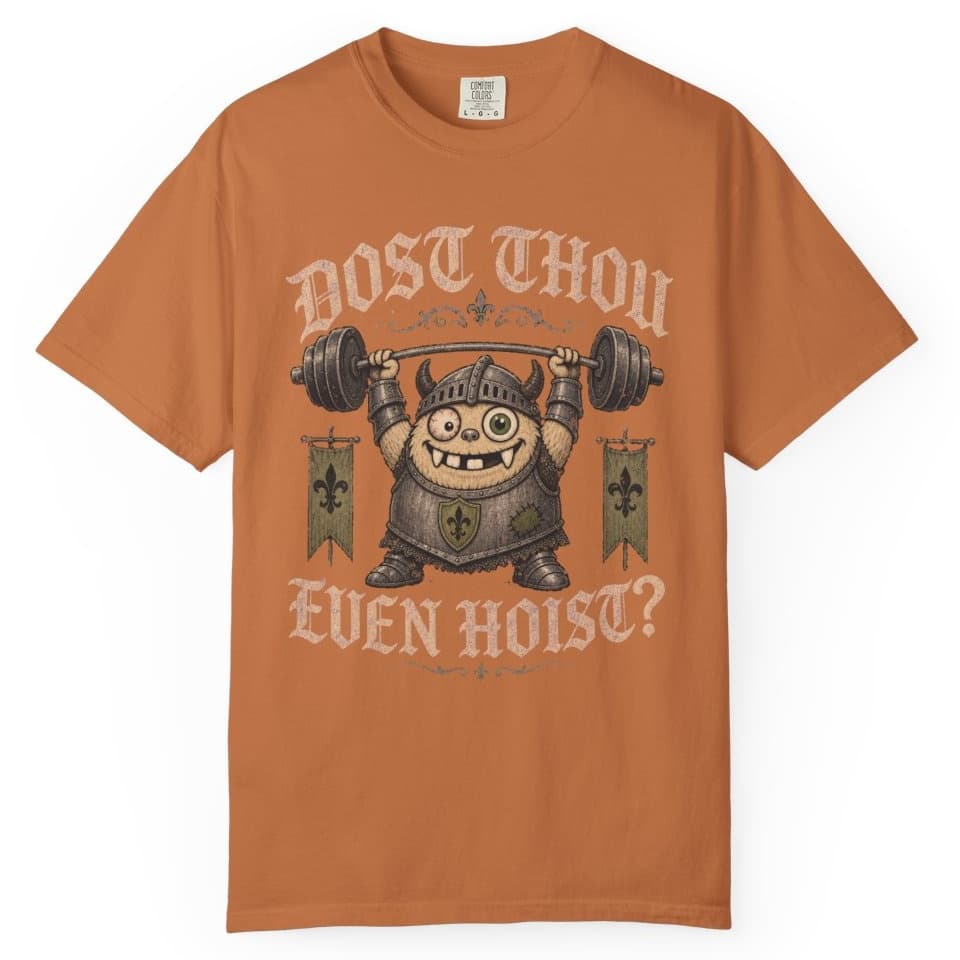 Dost Thou Hoist t-shirt in Moss, photo 10